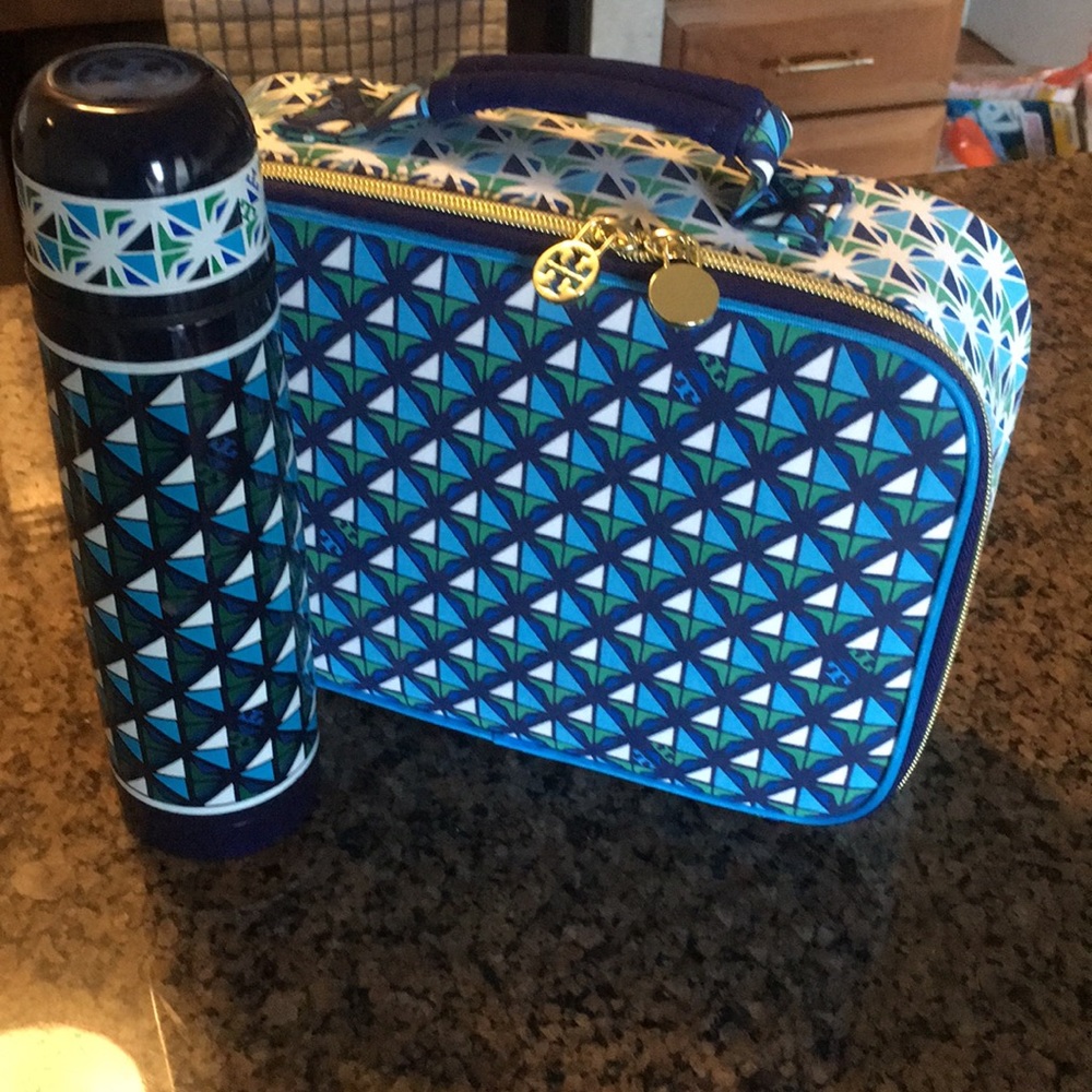 Tory Burch lunchbag+thermos